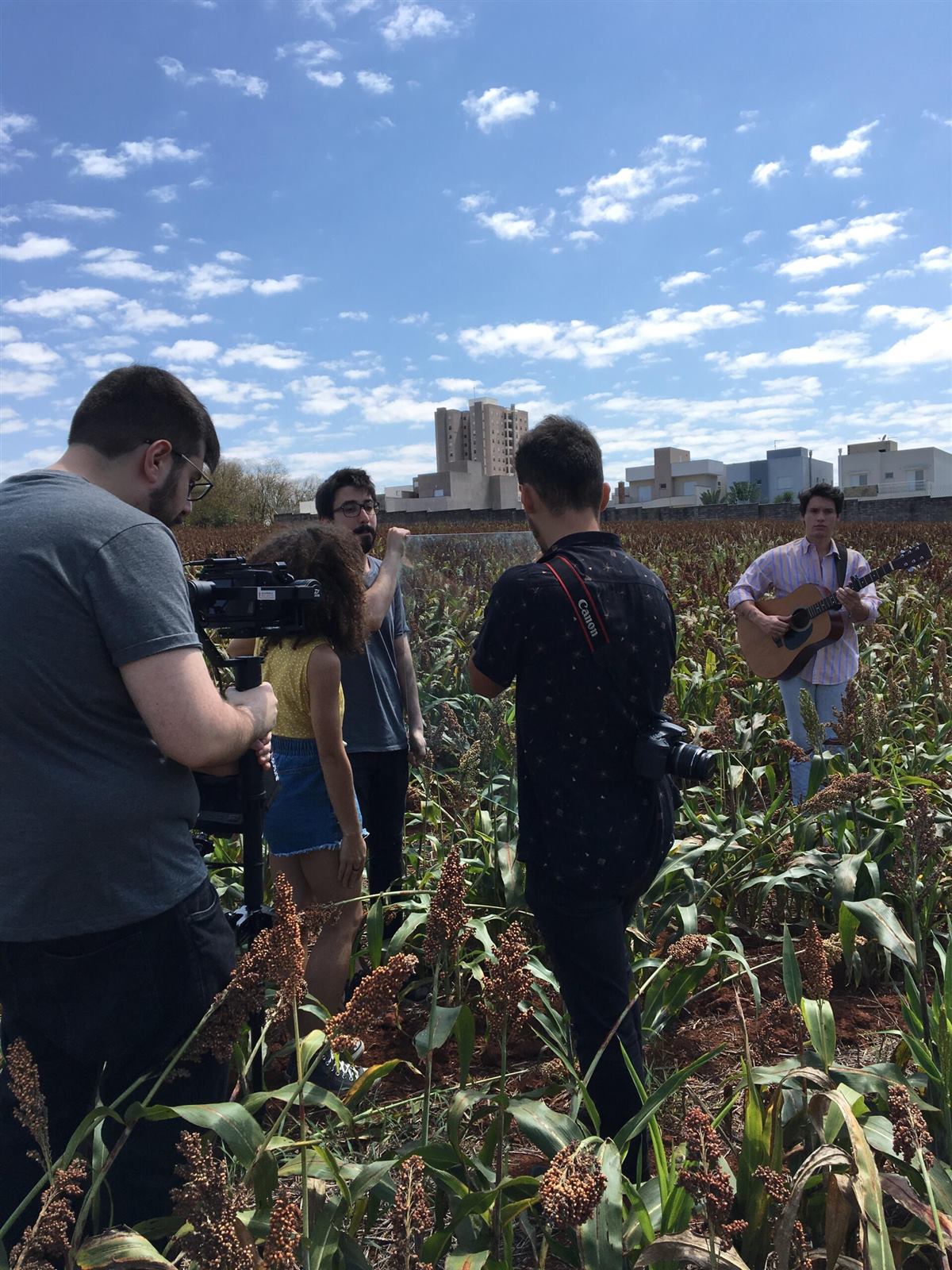 Behind the scenes — gimbal shot